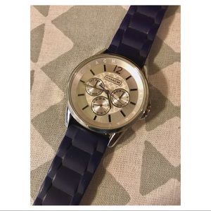 COACH silicone band watch